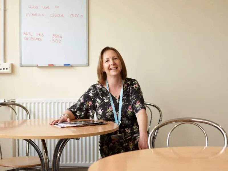 woman-holding-infographic