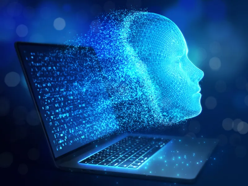 robot appearing from a laptop computer 1707524684 embed